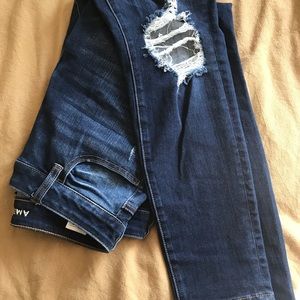 American eagle mid rise skinny jeggings